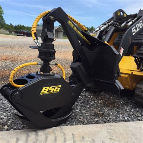 rotating grapple attachment for skid steer|rotating log grapple attachments.